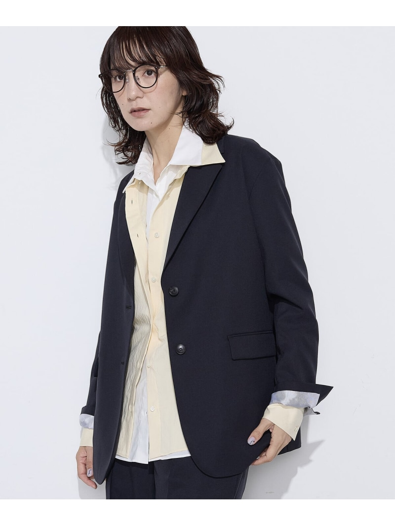 【SALE／19%OFF】【セットアップ相応う】パウダープレーンストレッチ ロング上衣 COMME CA Wardrobe コムサ 背広・フォーマル 背広上衣 赤銅色 米国海軍【RBA_E】【貨物輸送無料】[ Fashion]