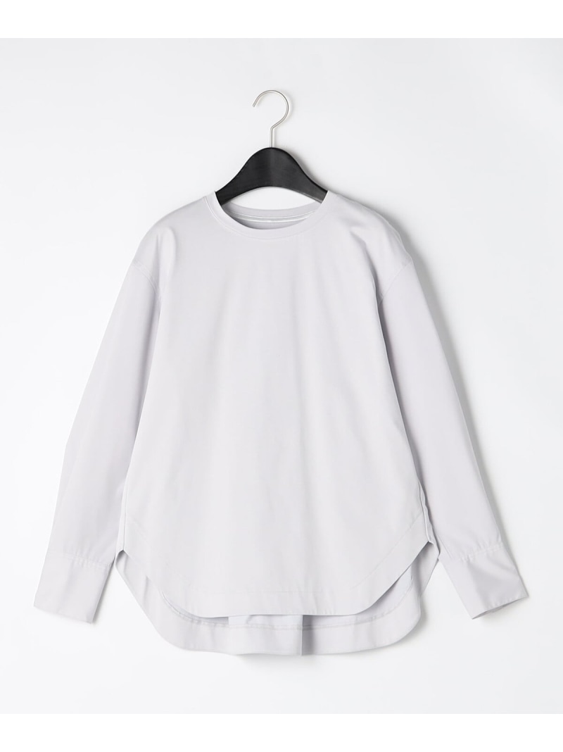 【SALE／10%OFF】プレーティング天竺 袖カフスカットソー Gabardine K.T コムサ トップス カットソー・Tシャツ ブラック ホワイト グレー【RBA_E】【送料無料】[ Fashion]