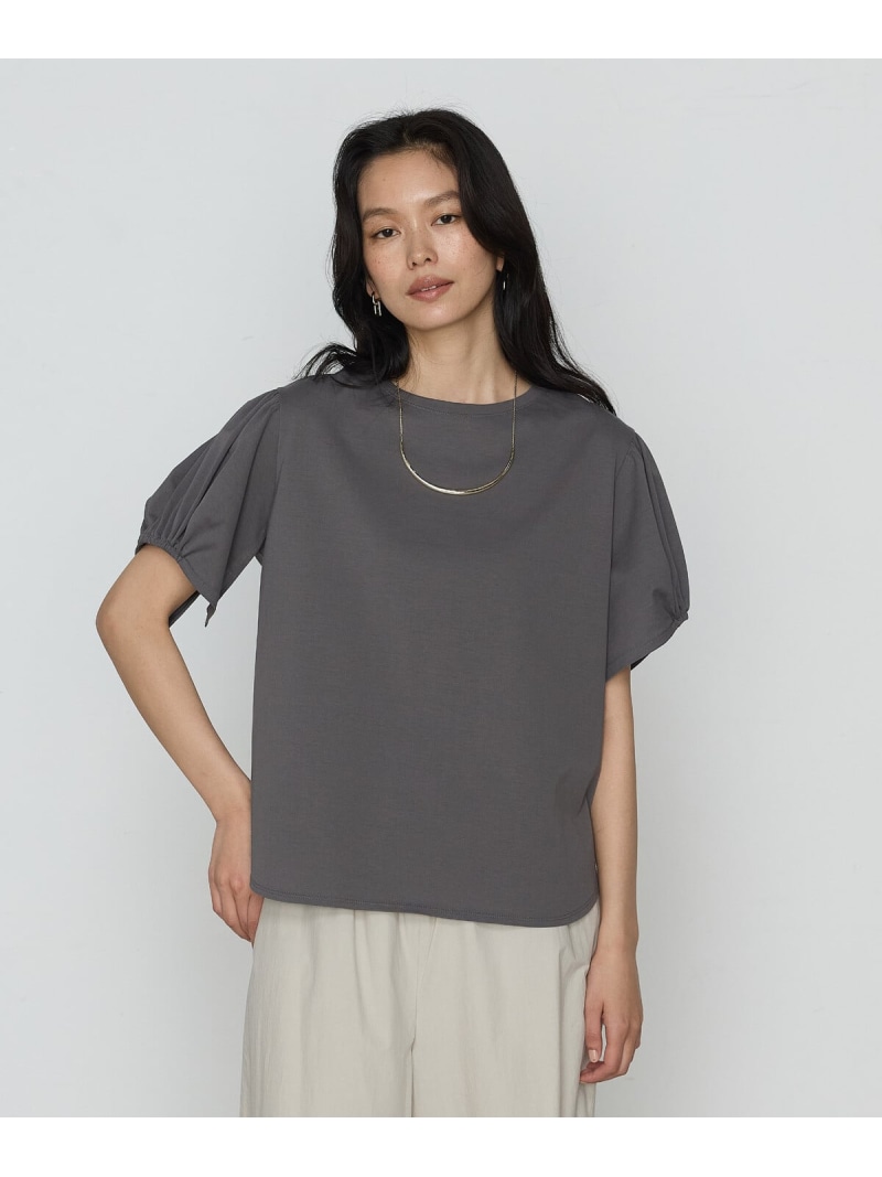【SALE／28%OFF】アルビ二天竺パフスリーブ Tシャツ K.T KIYOKO TAKASE コムサ トップス カットソー・Tシャツ ブラック グレー ホワイト【RBA_E】【送料無料】[ Fashion]｜FIVEFOXes ONLINE STORE