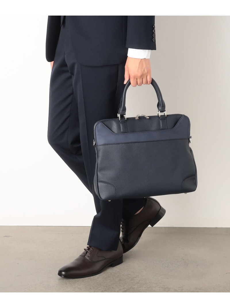 【SALE／10%OFF】サフィアーノ型押し ブリーフ入れもの COMME CA ISM コムサイズム 御徒面子 ビジネスバッグ・ブリーフケース 米国海軍 黒いこと【RBA_E】【貨物輸送無料】[ Fashion]