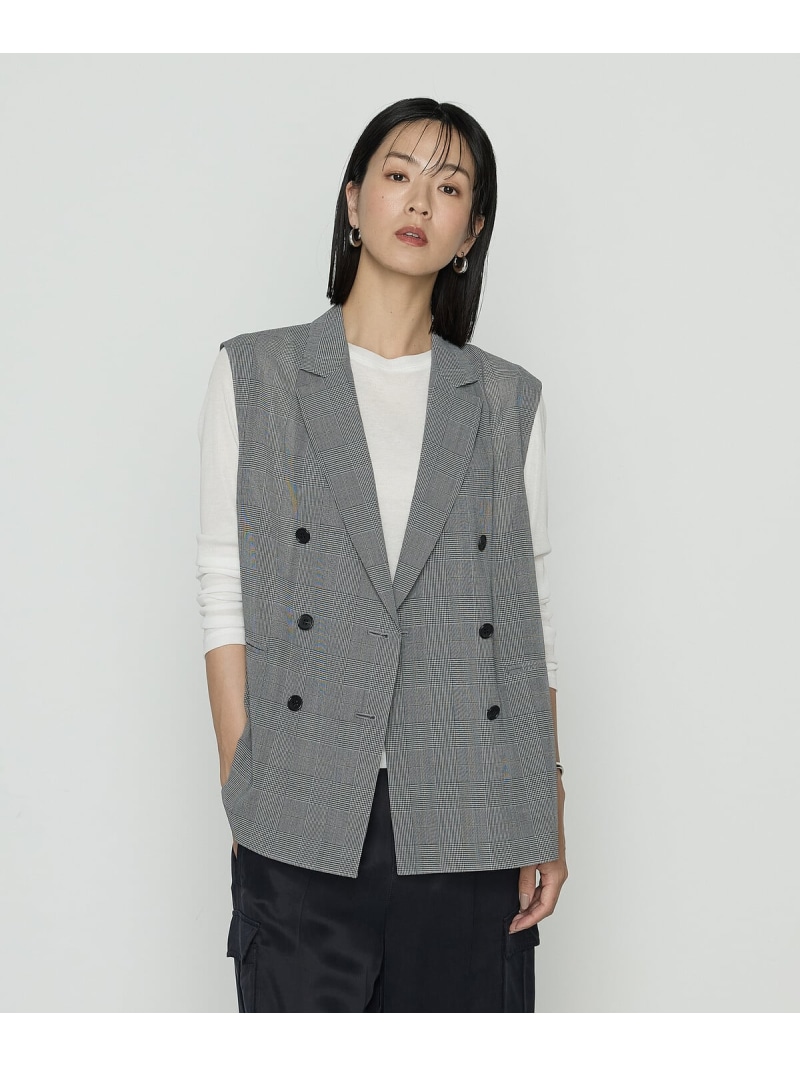 【SALE／40%OFF】グレンチェック スリーブレスジャケット K.T KIYOKO TAKASE コムサ トップス ベスト・ジレ ブラック【RBA_E】【送料無料】[ Fashion]｜FIVEFOXes ONLINE STORE