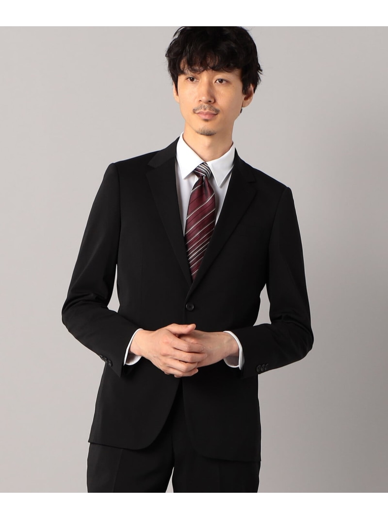 【SALE／50%OFF】【セットアップ対応】ポリエステルストレッチ 無地 ADVANCED MODE テーラードジャケット COMME CA MEN コムサメン スーツ・フォーマル スーツジャケット ブラック【RBA_E】【送料無料】[ Fashion]｜FIVEFOXes ONLINE STORE