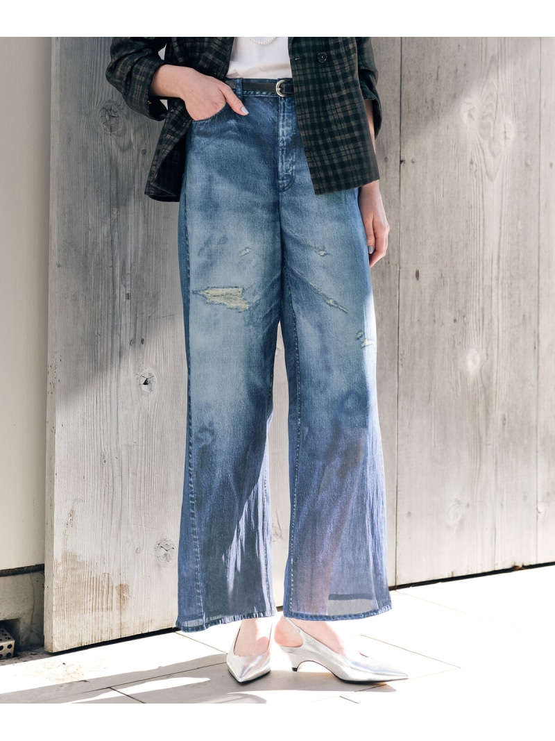 【SALE／19%OFF】フューチャーアーカイブ  騙し絵ジーンズズボン下 K.T KIYOKO TAKASE コムサ ズボン下 余分の物のズボン下【RBA_E】【貨物輸送無料】[ Fashion]