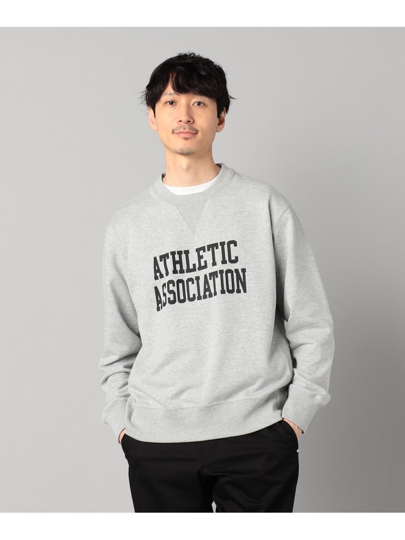 【SALE／40%OFF】裏毛 ロゴトレーナー COMME CA MEN コムサメン トップス スウェット・トレーナー グレー ブラック【RBA_E】【送料無料】[ Fashion] 8,237円