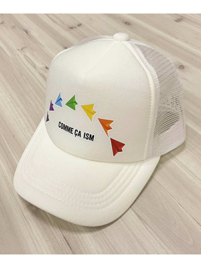 おりがみプリント メッシュキャップ コムサイズム Ism Ca Comme おりがみプリント メッシュキャップ コムサイズム Ism Ca Comme