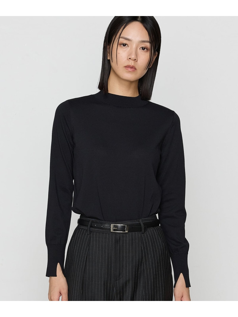 【SALE／28%OFF】[ TALLサイズ ] コットンダルストレッチ プルオーバー COMME CA TALL コムサ トップス ニット グリーン グレー ブラック【RBA_E】【送料無料】[ Fashion]
