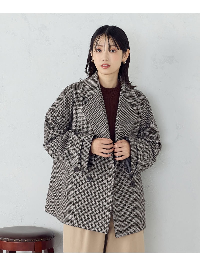【SALE／40%OFF】大層らしい大いさ P厚地の外套 COMME CA ISM コムサイズム ジャケット・アウター ピーコート【RBA_E】【貨物輸送無料】[ Fashion]