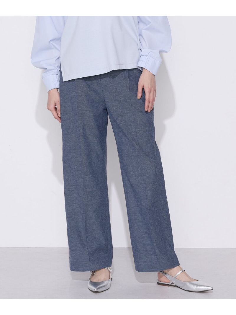 【SALE／19%OFF】ドライオックス ワイドパンツ COMME CA コムサ スーツ・フォーマル スーツパンツ ブルー ベージュ【RBA_E】【送料無料】[ Fashion]