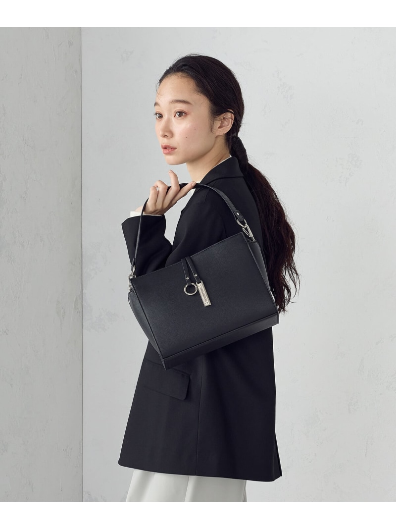 【SALE／10%OFF】ロゴプレート ミニショルダー MONO COMME CA コムサイズム バッグ ショルダーバッグ グレー ベージュ ブラック【RBA_E】【送料無料】[ Fashion]