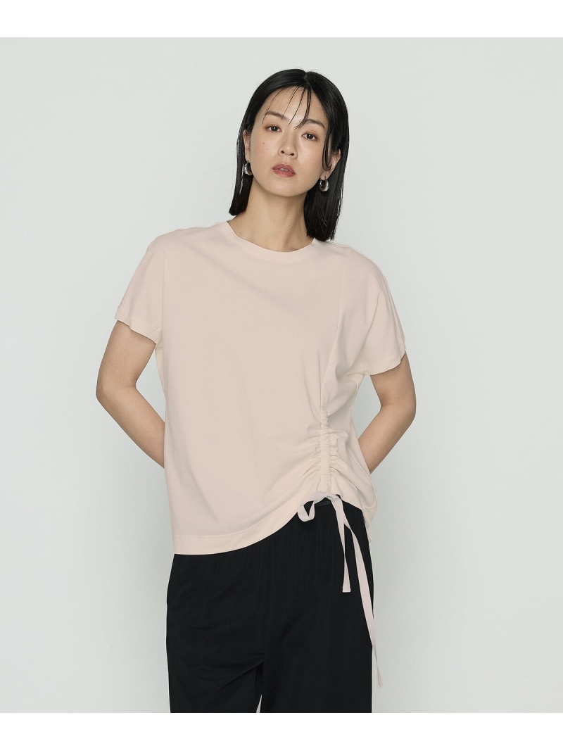 【SALE／10%OFF】和紙ティーシャツ 絵図ティーシャツ Gabardine K.T コムサ トップス カットソー・ティーシャツ 薄墨色 黒いこと【RBA_E】【貨物輸送無料】[ Fashion] Tシャツ・カットソー-レディースファッション-トップス