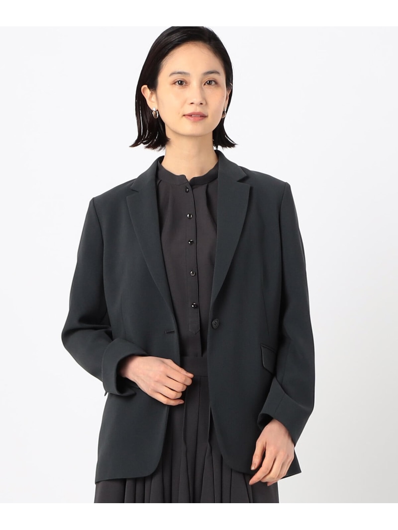 【SALE／59%OFF】[ TALL大きさ ]アチェローザダブルクロス テーラードジャケット COMME CA TALL コムサ ジャケット・アウター テーラードジャケット・ブレザー サクラ色 青み【RBA_E】【貨物輸送無料】[ Fashion]