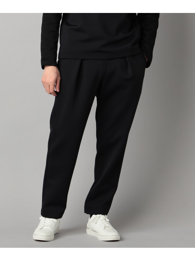 【SALE／10%OFF】ダウンファブリック タックテーパードパンツ COMME CA MEN コムサメン パンツ その他のパンツ グレー ブラック【RBA_E】【送料無料】[ Fashion]