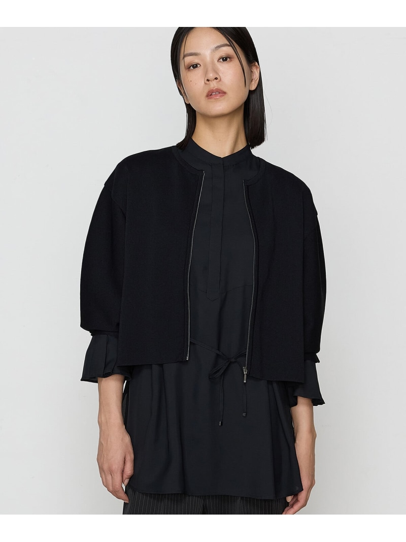 【SALE／30%OFF】ミラノリブ ブルゾン COMME CA コムサ ジャケット・アウター ブルゾン・ジャンパー ホワイト ブラック【RBA_E】【送料無料】[ Fashion]｜FIVEFOXes ONLINE STORE
