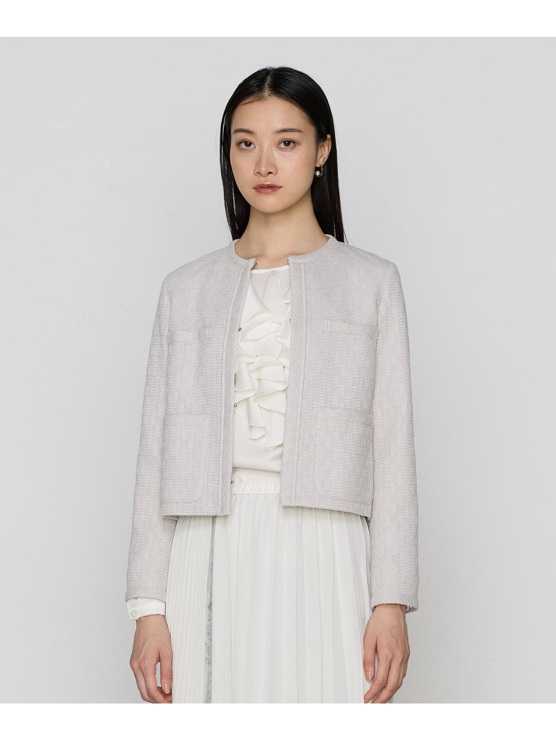 【SALE／20%OFF】【セットアップ相応う】ダミエ ラッセルツィード 上衣 K.T KIYOKO TAKASE コムサ 背広・フォーマル セットアップ背広 薄墨色 黒いこと【RBA_E】【貨物輸送無料】[ Fashion]