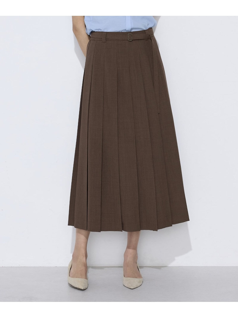 【SALE／20%OFF】T/W2WAYストレッチ 単品プリーツスカート COMME CA コムサ スカート ロング・マキシスカート ネイビー ブラウン【RBA_E】【送料無料】[ Fashion]｜FIVEFOXes ONLINE STORE 23,760円