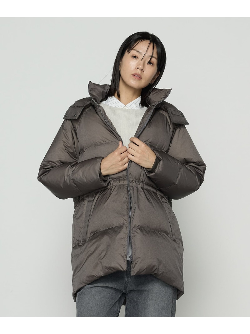 【SALE／22%OFF】[ TALLサイズ ] ライトナイロンタフタ フード付きダウンコート COMME CA TALL コムサ ジャケット・アウター ダウンジャケット・ダウンベスト グレー ブルー ブラウン【RBA_E】【送料無料】[ Fashion]