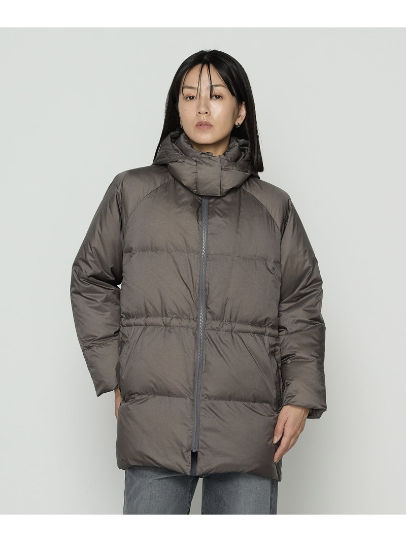 【SALE／22%OFF】ライトナイロンタフタ  ボンネット付き添い人落ちこむ厚地の外套 COMME CA コムサ ジャケット・アウター ダウンジャケット・ダウンベスト 青碧 赤銅色 薄墨色【RBA_E】【貨物輸送無料】[ Fashion]