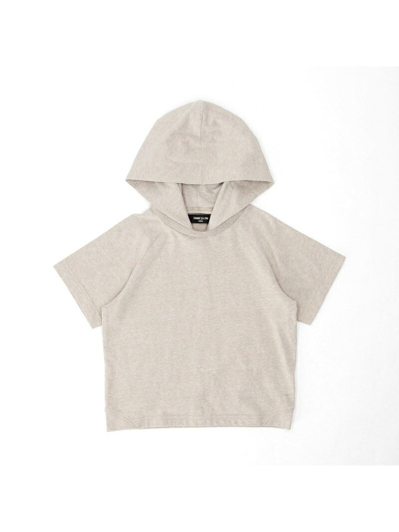 フード付き 半袖パーカ Ism コムサイズム Ca Comme