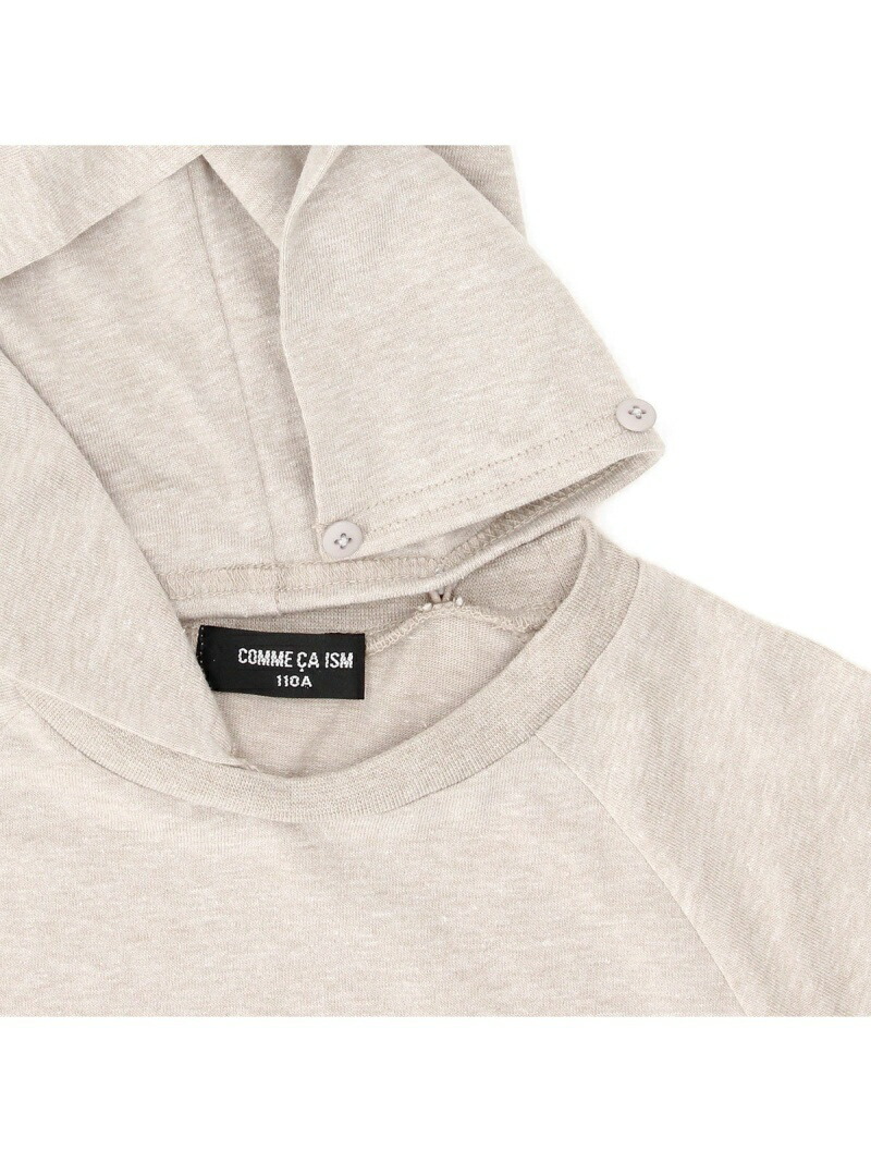 フード付き 半袖パーカ Ism コムサイズム Ca Comme