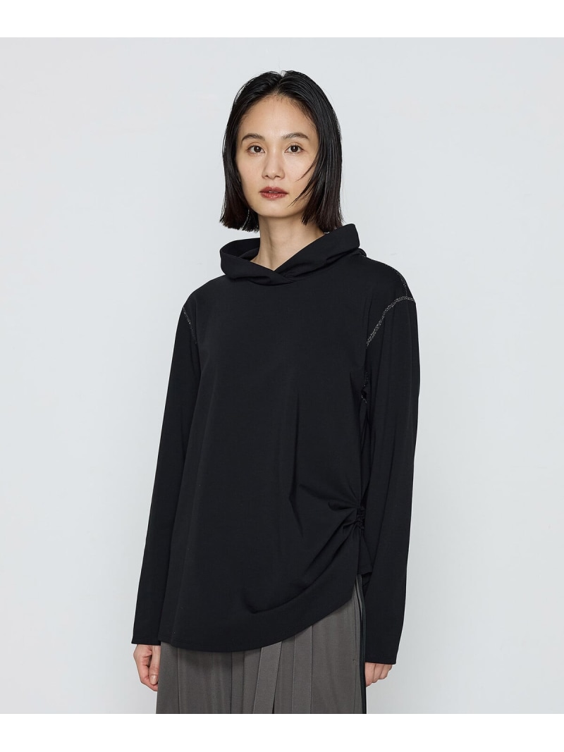 【SALE／20%OFF】ハイゲージポンチ フード付きプルオーバー Gabardine K.T コムサ トップス カットソー・Tシャツ グレー ホワイト ブラック【RBA_E】【送料無料】[ Fashion]