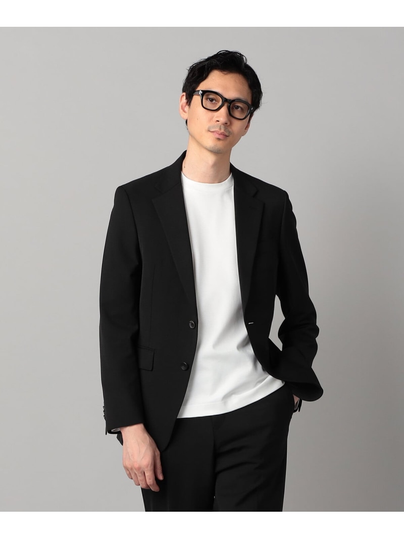 【セットアップ対応】尾州産 ポリエステルストレッチ ドビー ジャケット COMME CA MEN コムサメン スーツ・フォーマル スーツジャケット ブラック ネイビー【送料無料】[ Fashion]