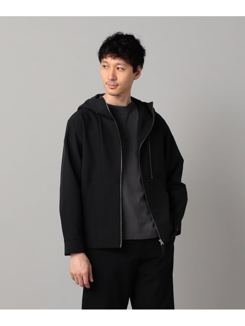 【SALE／46%OFF】ダウンファブリックパーカ β MEN コムサメン ジャケット・アウター ブルゾン・ジャンパー グレー ブラック【RBA_E】【送料無料】[ Fashion]