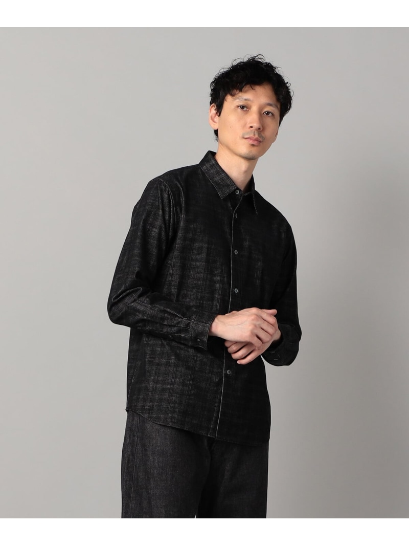 【SALE／40%OFF】チェック コーデュロイ シャツ COMME CA MEN コムサメン トップス シャツ・ブラウス ブラック【RBA_E】【送料無料】[ Fashion] 9,504円