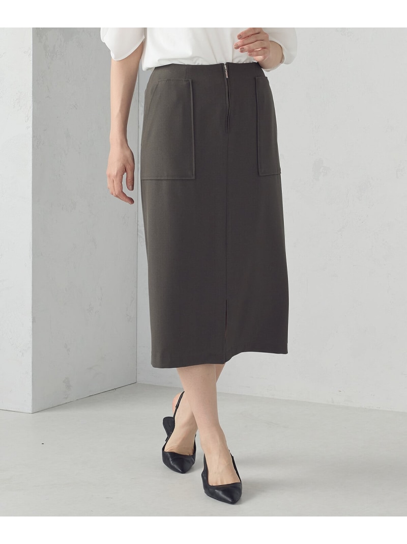 楽天市場】ドライシャンブレー プリーツスカート COMME CA コムサ