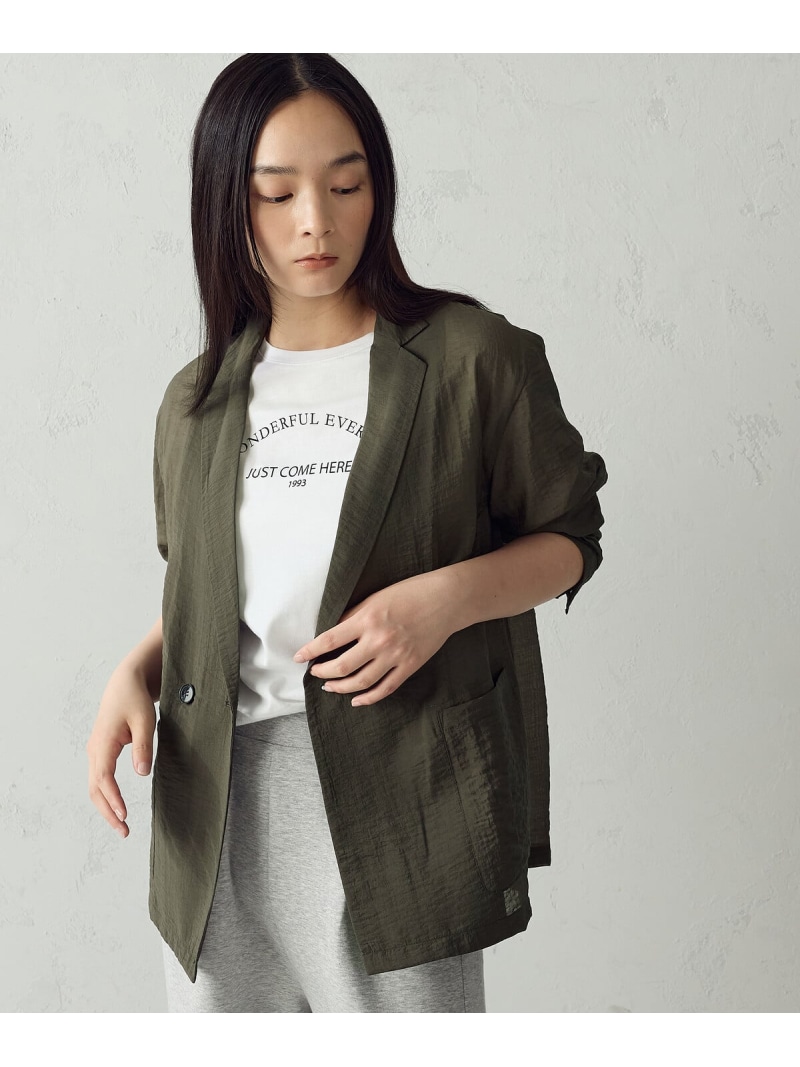 【SALE／20%OFF】シアージャケット COMME CA ISM コムサイズム ジャケット・アウター テーラードジャケット・ブレザー ネイビー カーキグリーン ベージュ【RBA_E】【送料無料】[ Fashion]｜FIVEFOXes ONLINE STORE