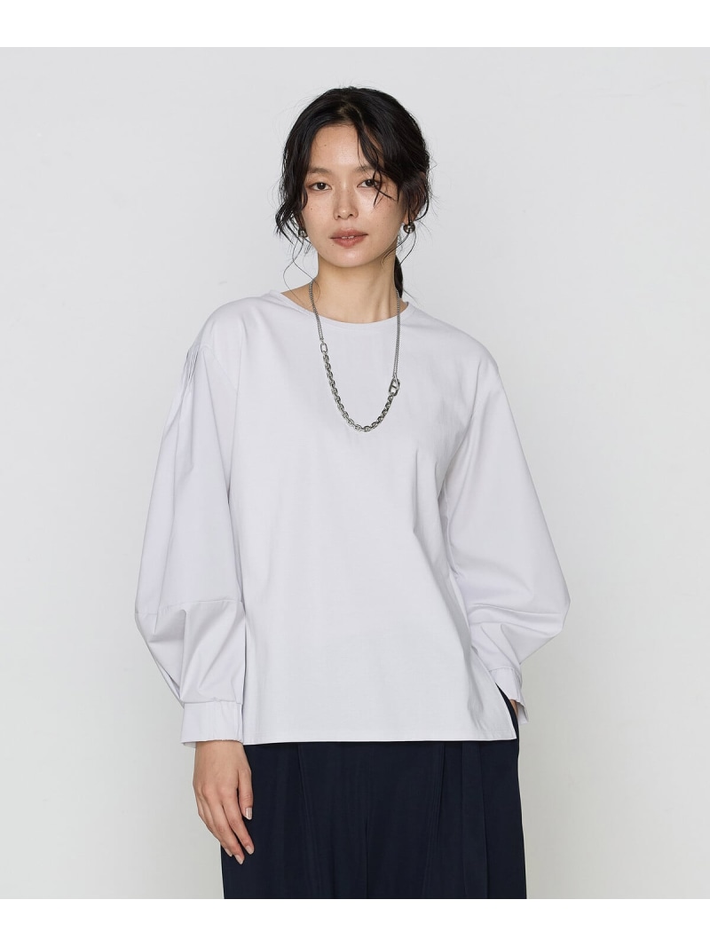【SALE／10%OFF】[ +サイズ ] ポンチ 袖パフカットソー Gabardine K.T + コムサ トップス カットソー・Tシャツ ブルー ブラック グレー【RBA_E】【送料無料】[ Fashion]｜FIVEFOXes ONLINE STORE