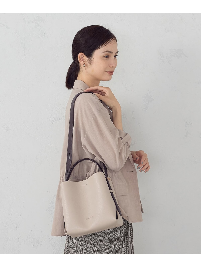 2WAY ワンショルダー MONO COMME CA コムサイズム バッグ ショルダーバッグ グレー ブラック ベージュ【送料無料】[ Fashion]