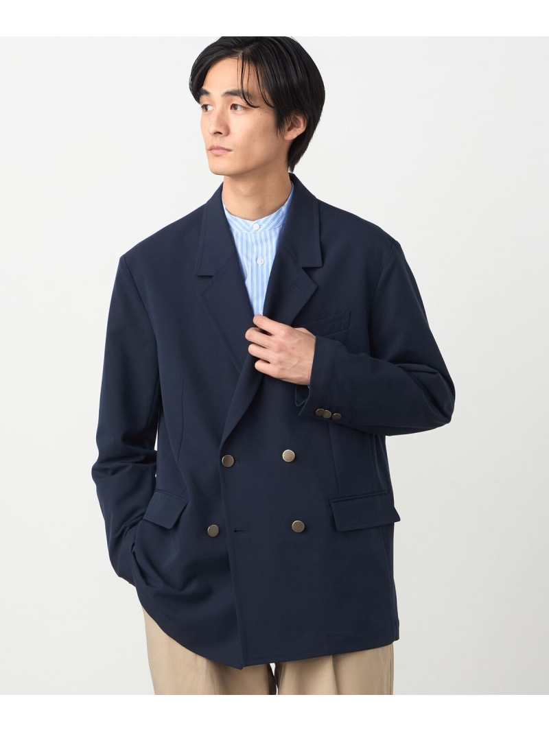 【SALE／10%OFF】【セットアップ対応】ウールライク ダブルブレザージャケット COMME CA ISM コムサイズム ジャケット・アウター その他のジャケット・アウター ネイビー【RBA_E】【送料無料】[ Fashion]｜FIVEFOXes ONLINE STORE