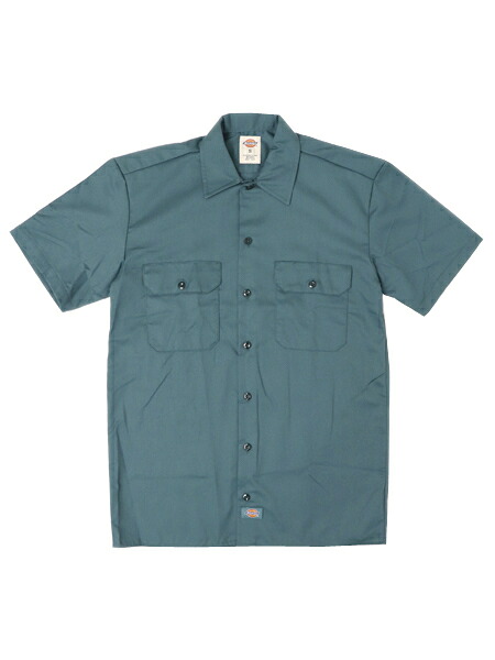 DICKIES S/S WORK SHIRT-LINCOLN GREEN【1574-LN-LINCOLN GREEN-LN】