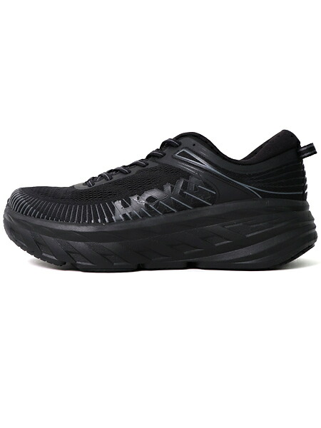【貨物輸送無料】HOKA BONDI 7 BLACK/BLACK【1110518-BBLC-BLACK】