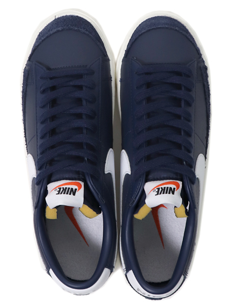 楽天市場 Nike Blazer Low 77 Vintage Midnight Navy Wht Da6364 400 Navy Five Star Ds