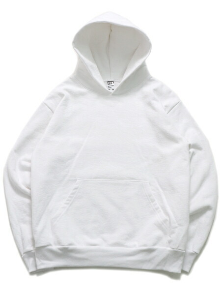 【送料無料】LOS ANGELES APPAREL 14oz HEAVY FLEECE HOODED PULLOVER-WHITE【HF09-WHT-WHITE】