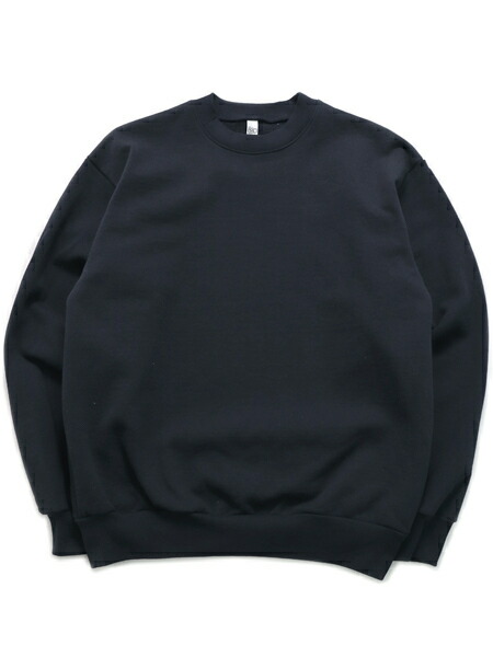 【貨物輸送無料】LOS ANGELES APPAREL 14薬局衡オンス HEAVY FLEECE PULLOVER CREW-NAVY【HF07-NVY-NAVY】