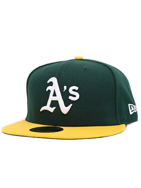 NEW ERA 59FIFTY AUTHENTIC OAKLAND ATHLETICS HM【14524863-GREEN】