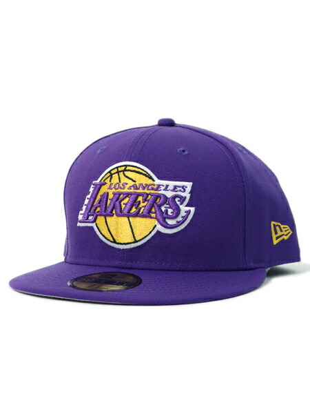 NEW ERA 59FIFTY LAKERS PURPLE【12492058-PURPLE】