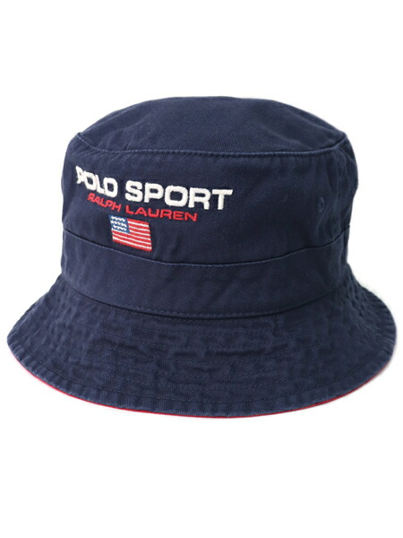 90s ポロスポーツ　ナイロンバケットハット POLO SPORT（ポロスポーツ）からNYLON BUCKETHAT（ナイロン
