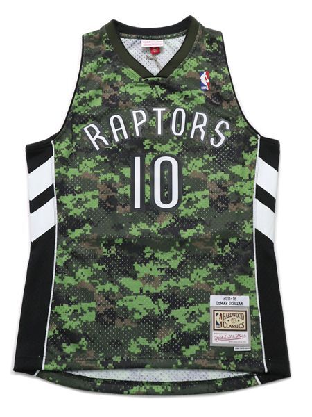 【送料無料】MITCHELL & NESS SWINGMAN JERSEY CAMO RAPTORS #10 DEROZAN【SMJY3373-CAMO】｜FIVE STAR DS