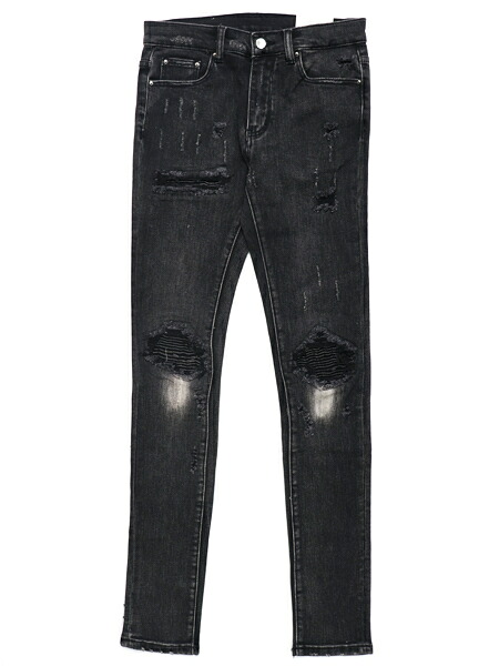 【送料無料】mnml X162 STRETCH DENIM BLACK【20ML-SP661D-BK-BLACK LWASH】