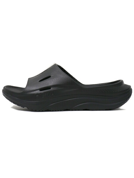 HOKA ORA RECOVERY SLIDE 3 BLACK/BLACK【1135061-BBLC-BLACK】