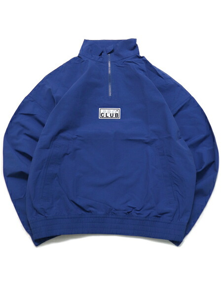 【貨物輸送無料】PRO CLUB COMFORT HALF ZIP TRACK JACKET【22パソコン0301-RBL-BLUE】