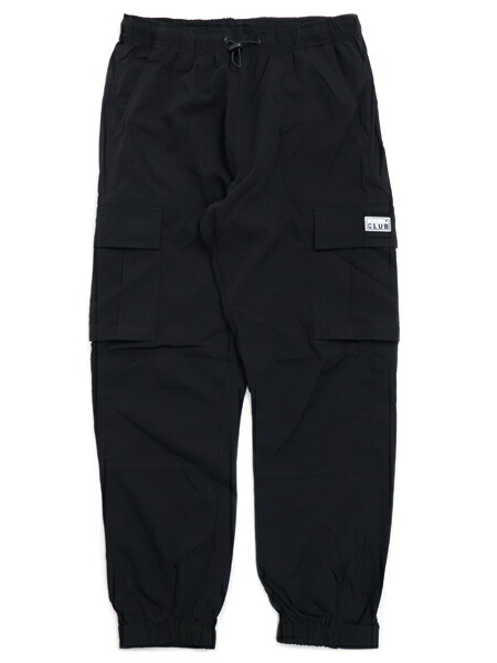【貨物輸送無料】PRO CLUB RIPSTOP NYLON CARGO PANT【03マイコン0502-BLK-BLACK】