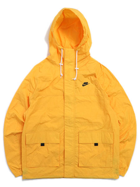 NIKE ウィンドブレーカー M グレー/イエロー Nike Sportswear ナイキ ナイロンジャケット ウインドブレーカー