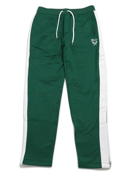 【CLEARANCE】【送料無料】POLO RALPH LAUREN VINTAGE TENNIS FLEECE TRACK PANT【710938410001-D-GREEN】