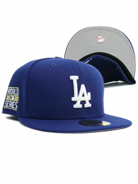NEW ERA 59FIFTY CS DODGERS CTWN UV/GY FB WS2020【70874184-BLUE】