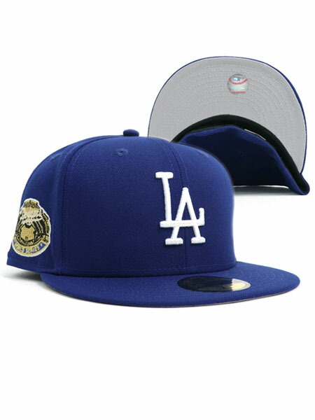 NEW ERA 59FIFTY CS DODGERS CTWN UV/GY FB WS1963【70874000-BLUE】