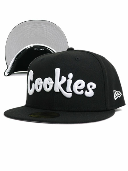 【CLEARANCE】COOKIES CLOTHING 59FIFTY ORIGINAL MINT CAP BLACK/WHITE【CM241XSH13-BKWH-BLACK】